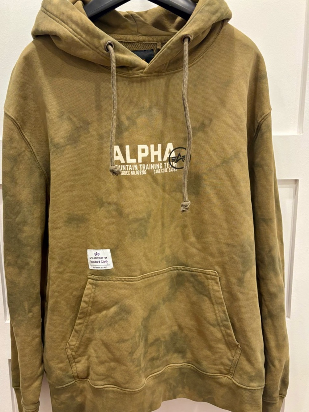 Alpha Industries Olive Green Mountain Training Hoodie